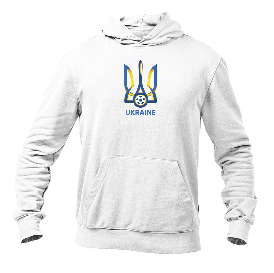 Men's Ukraine National Football Soccer Team Gildan  Heavy Blend Hooded Sweatshirt